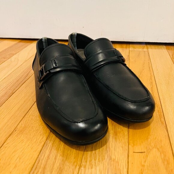 Salvatore Ferragamo Mens Shoes Loafers Black US Size 8.5 - Picture 9 of 16